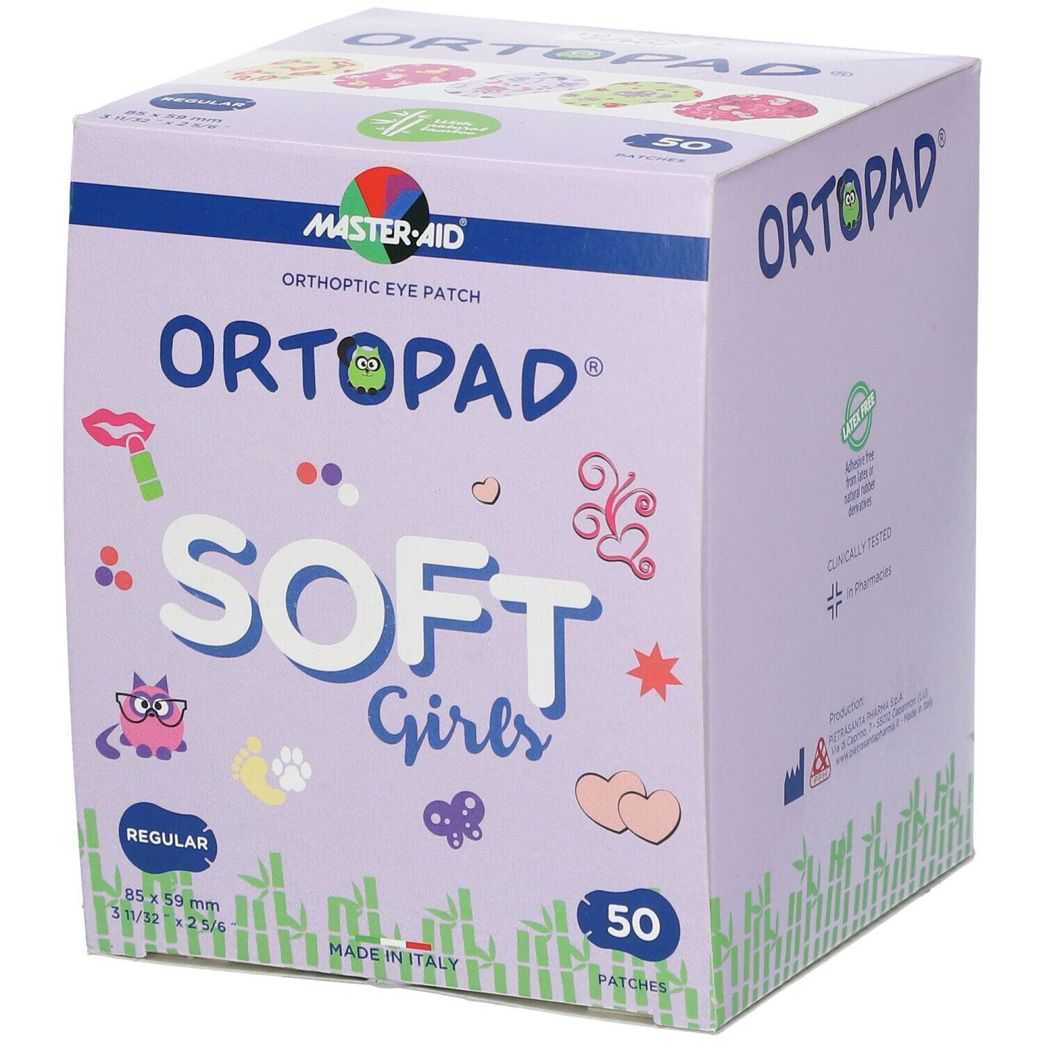 Ortopad Soft Girls Regular 85x59mm 722234