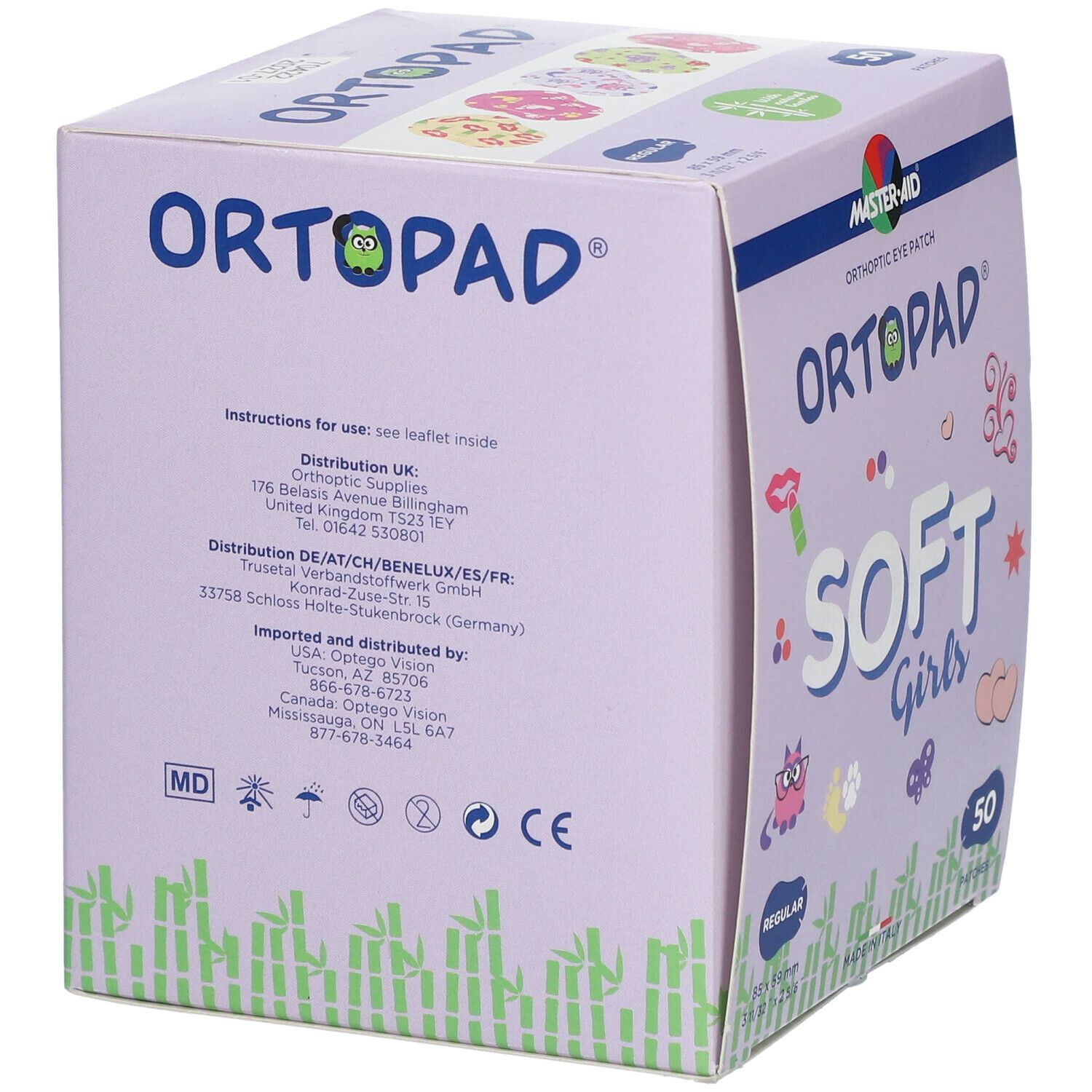 Ortopad Soft Girls Regular 85x59mm 722234