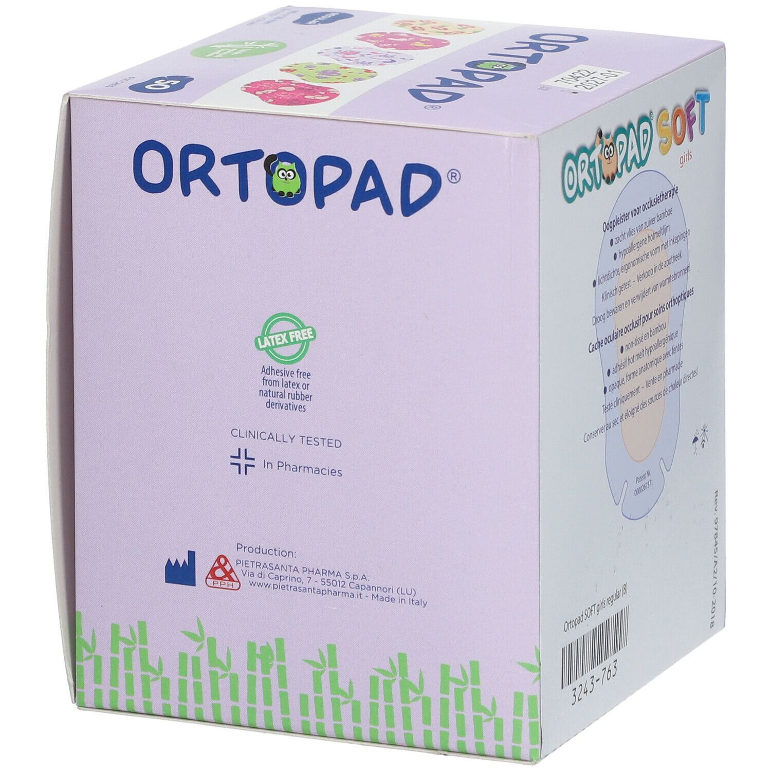 Ortopad Soft Girls Regular 85x59mm 722234