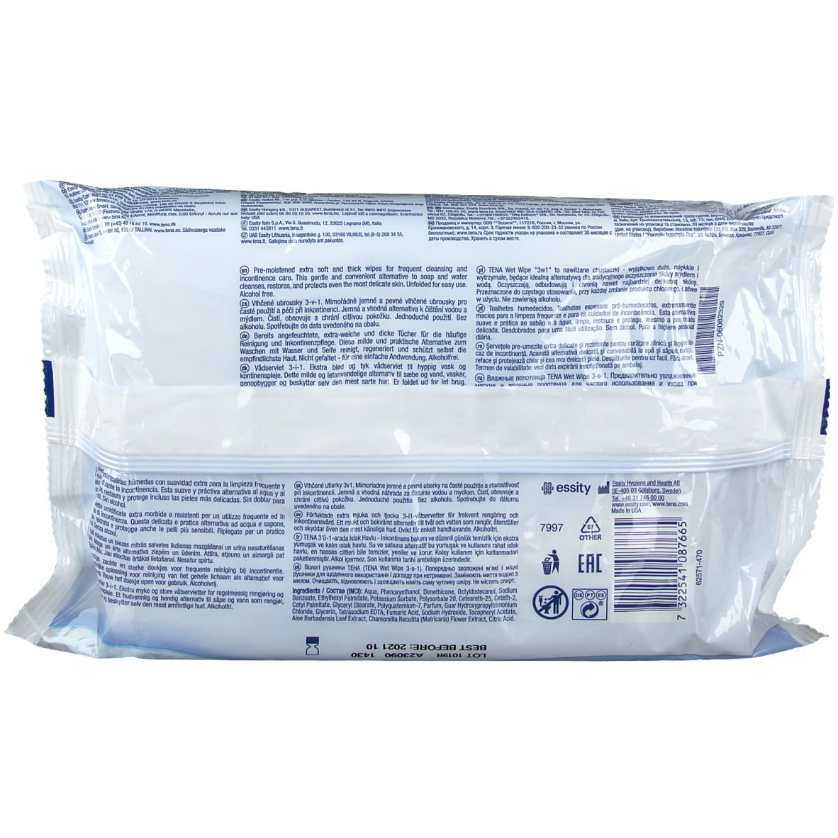 Tena Wetwipe Clean Touch 6479