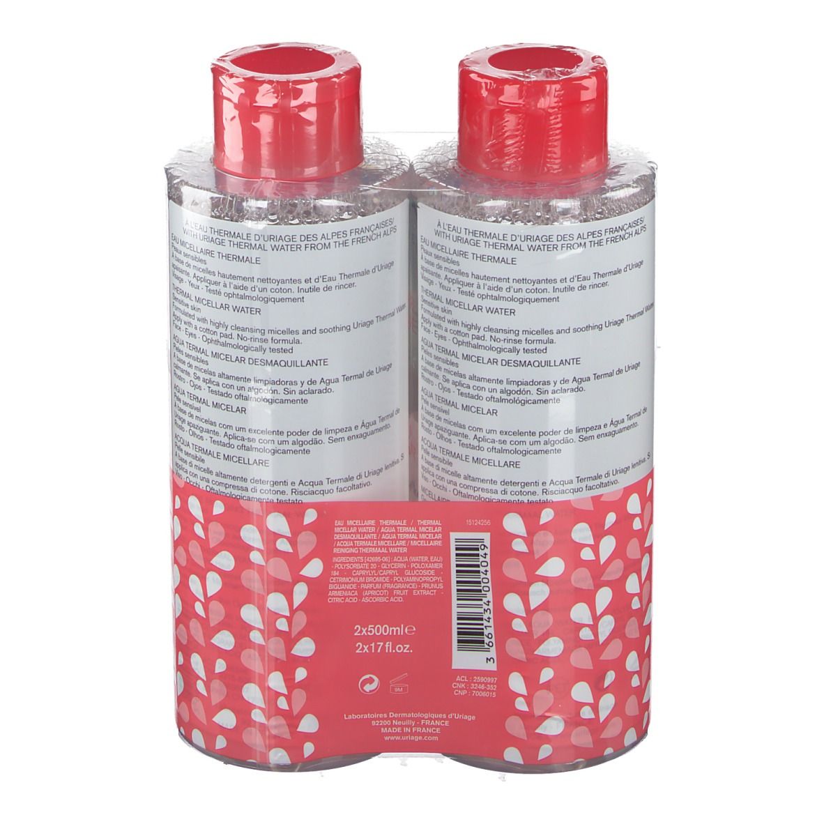 Uriage Micellar Water Therm Reaktive Skin Duo Promo