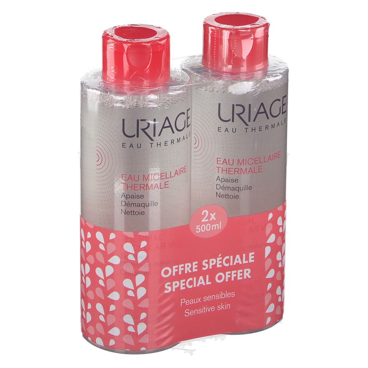 Uriage Micellar Water Therm Reaktive Skin Duo Promo