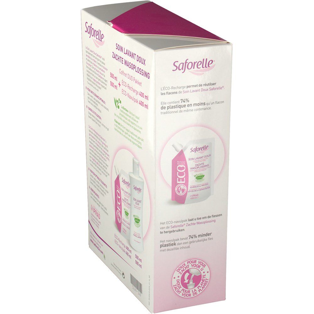 Saforelle Soft Washing Solution + Eco Refill