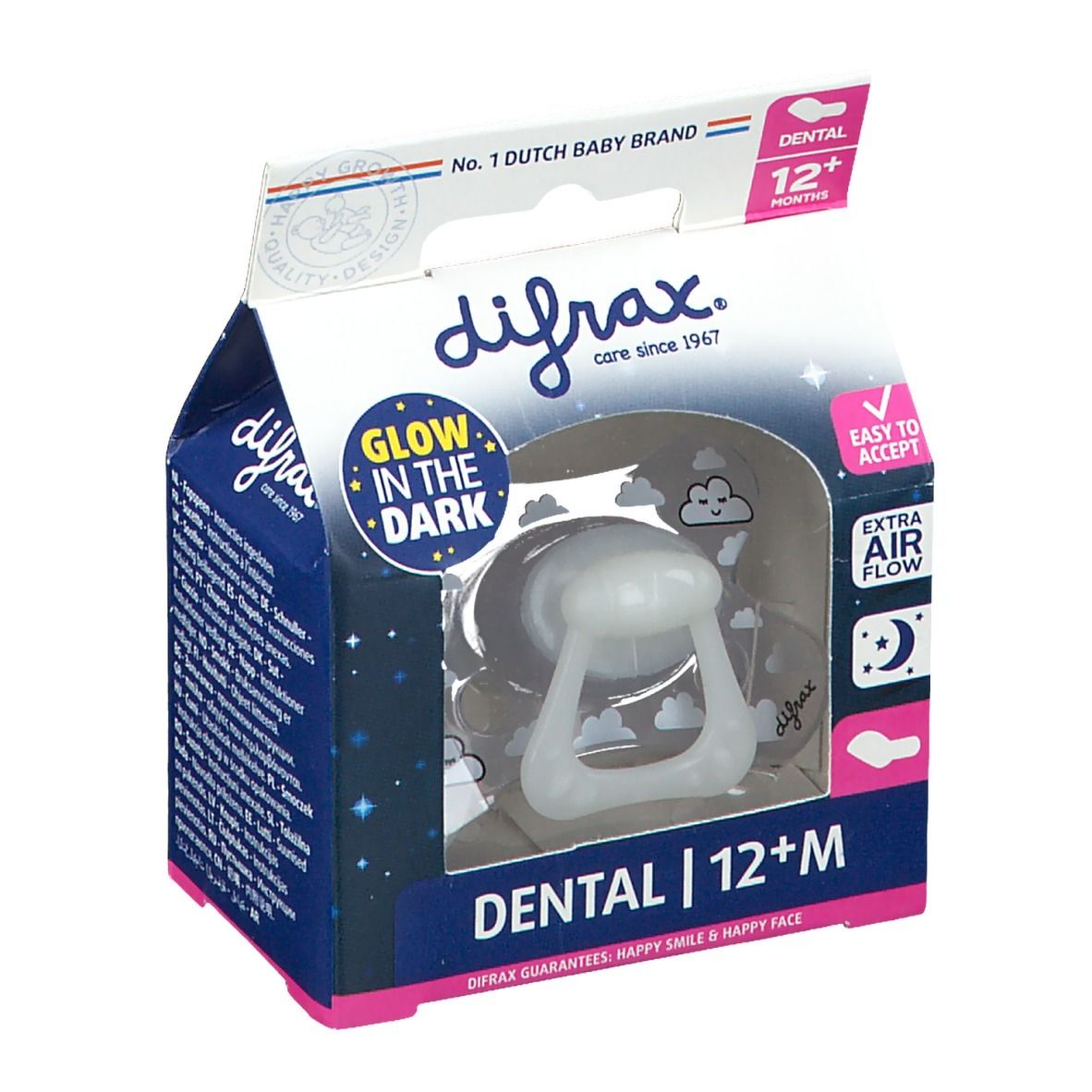 Difrax Soother Dental Night +12m