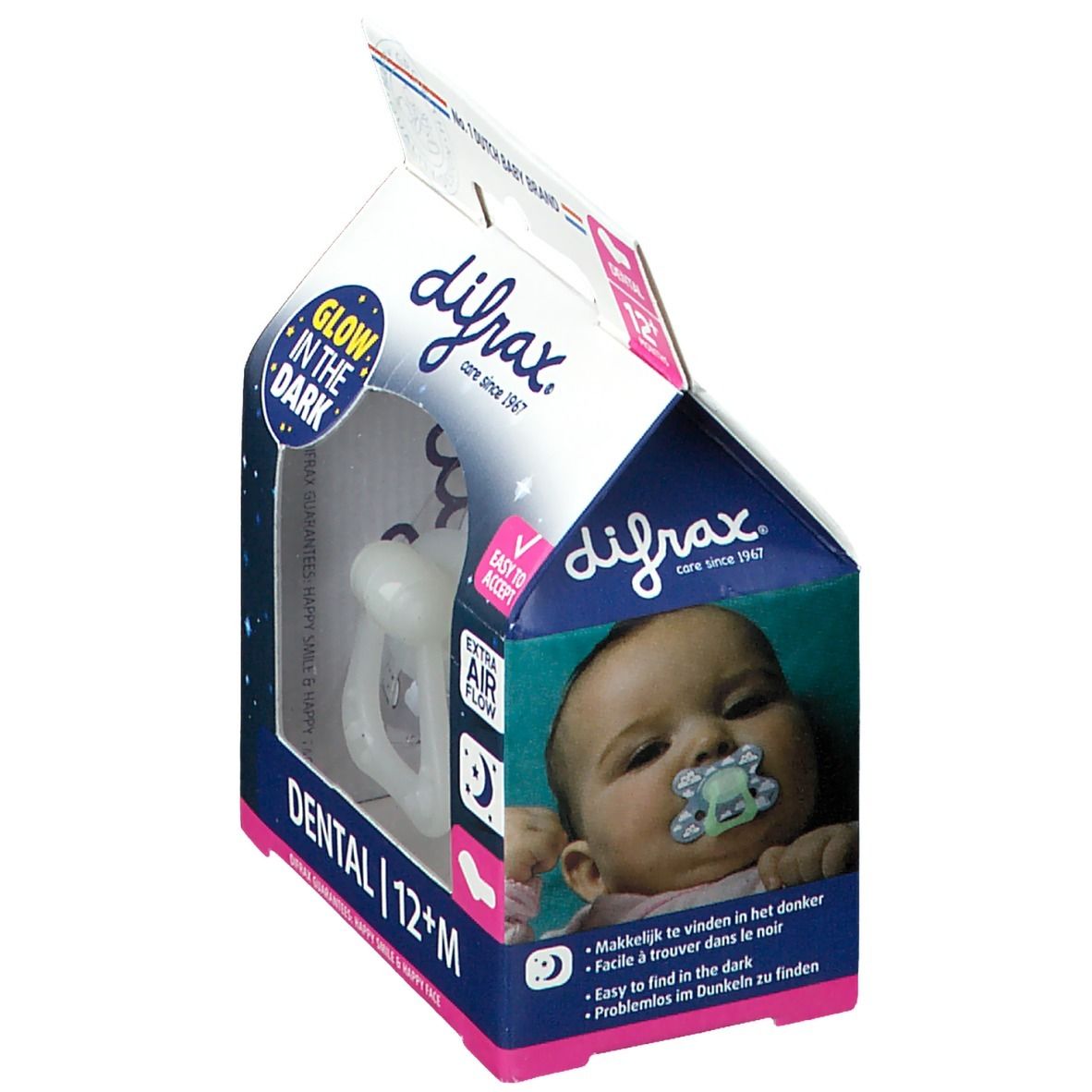 Difrax Soother Dental Night +12m