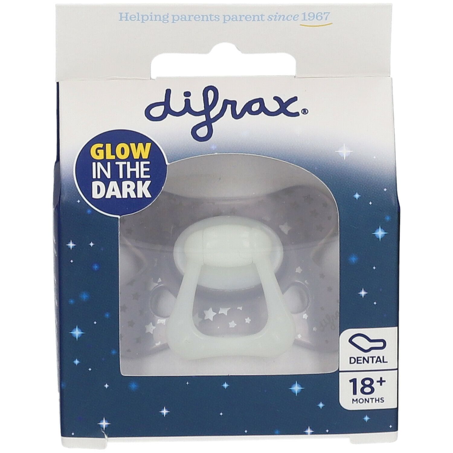 Difrax Soother Dental Night +18m