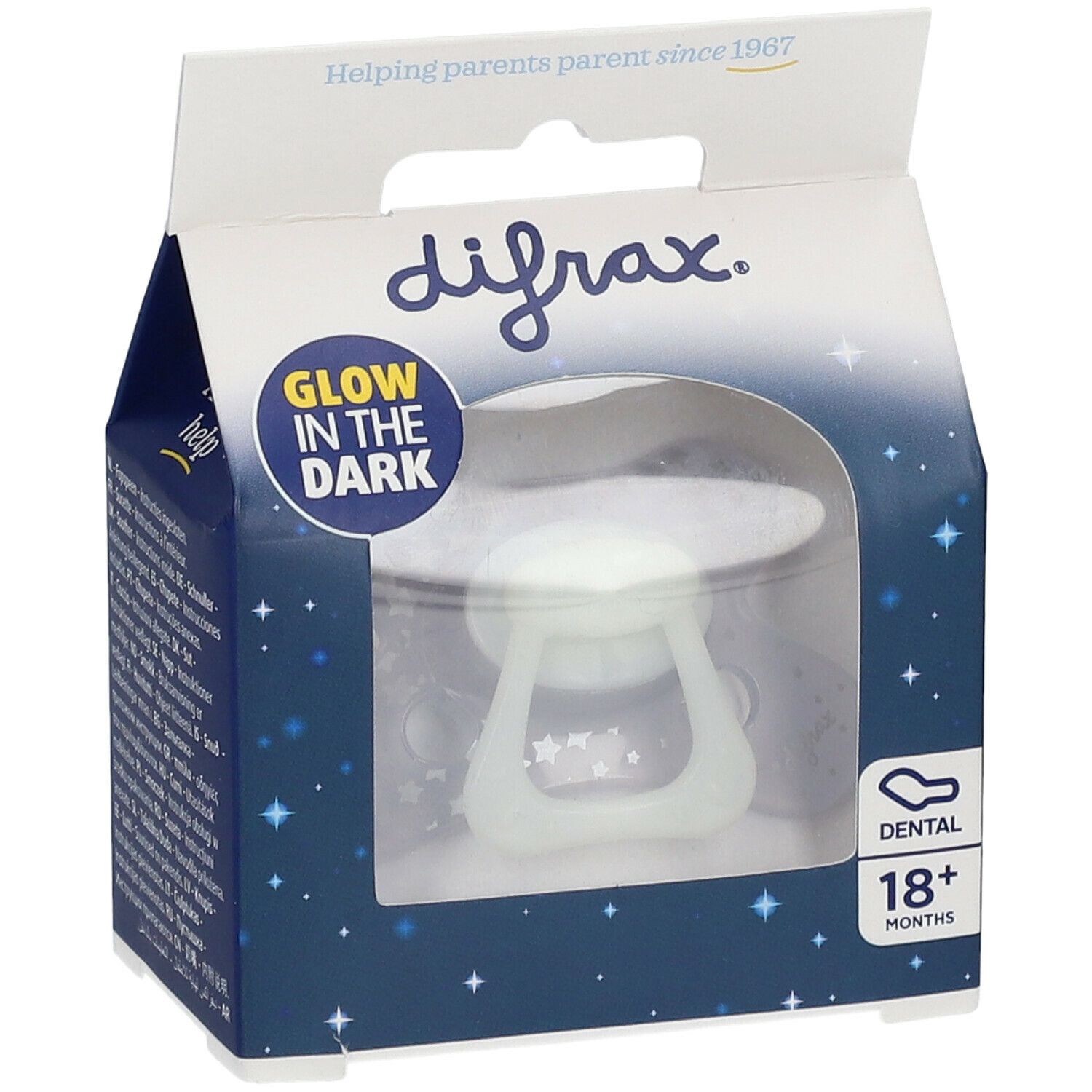 Difrax Soother Dental Night +18m