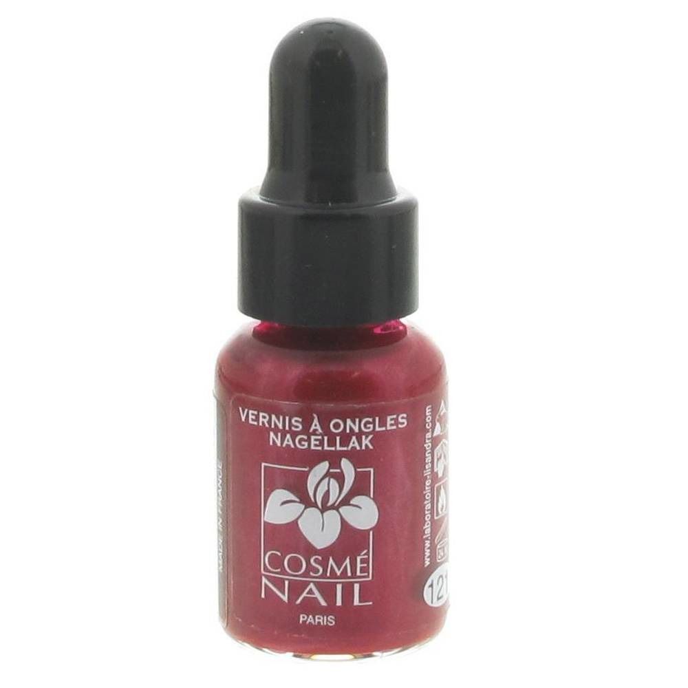 Lisandra Cosménail Nail Polish 121 Pearl Green Red