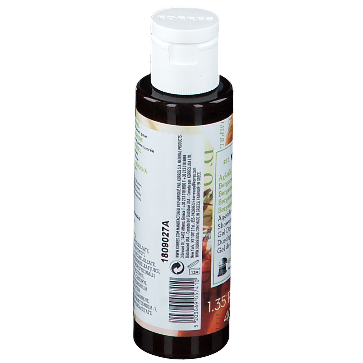 Korres Shower Gel Bergamot Pear