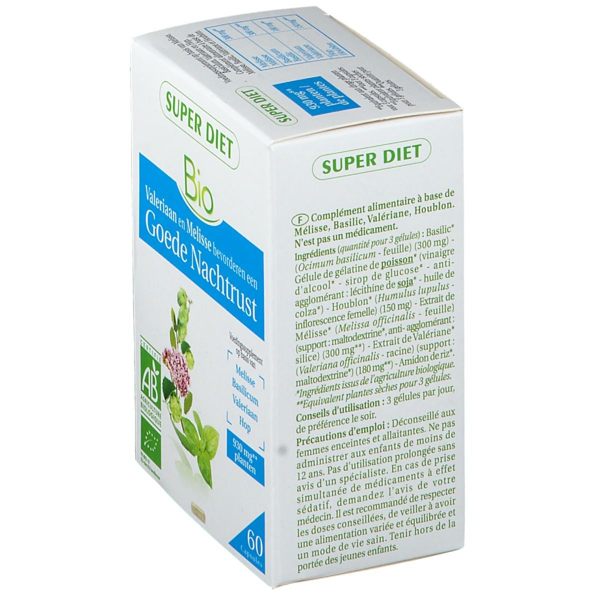 Super Diet Complex Melisse Good Nightrest Bio