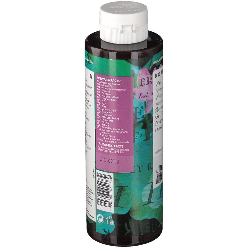 Korres Gel di Doccia Water Lily Blossom