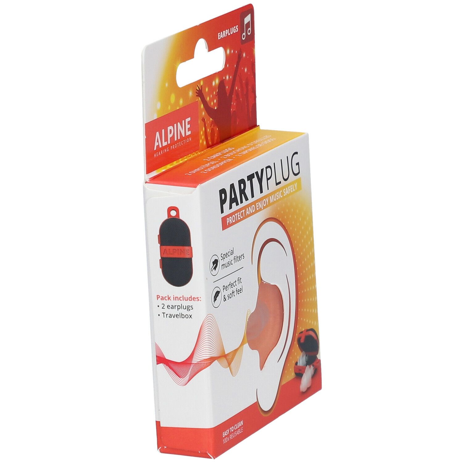 Alpine Partyplug Earplugs Pz Redcare