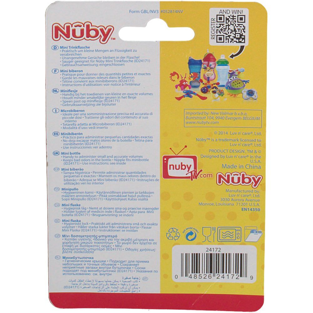 Nuby Dosage Bottle & Medicine & Teat & Cover