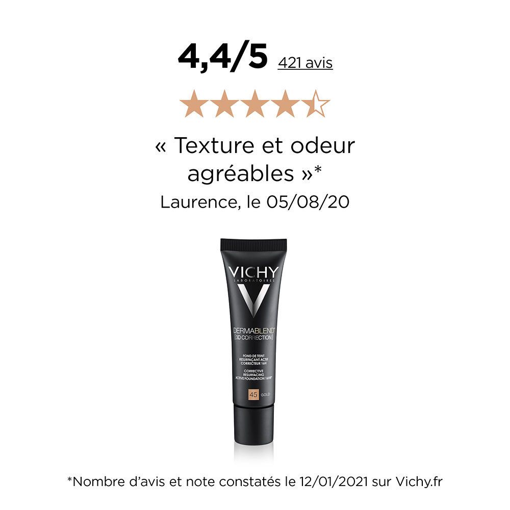 Vichy Dermablend Correction 3D - Gold 45​