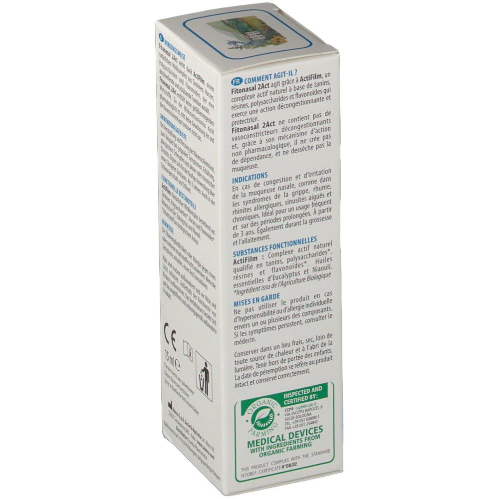 Aboca Fitonasale 2Act Nasal Spray