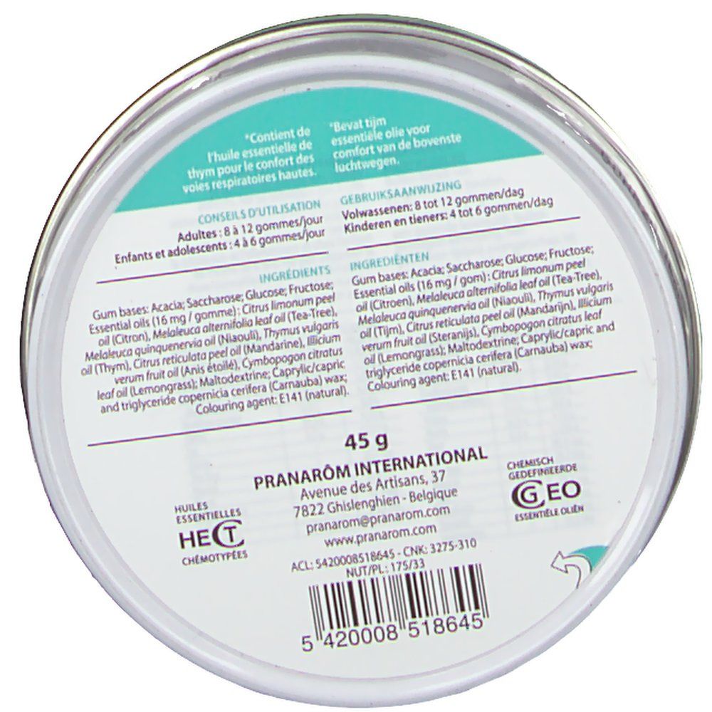 Pranarom Aromagom Soothing Gum