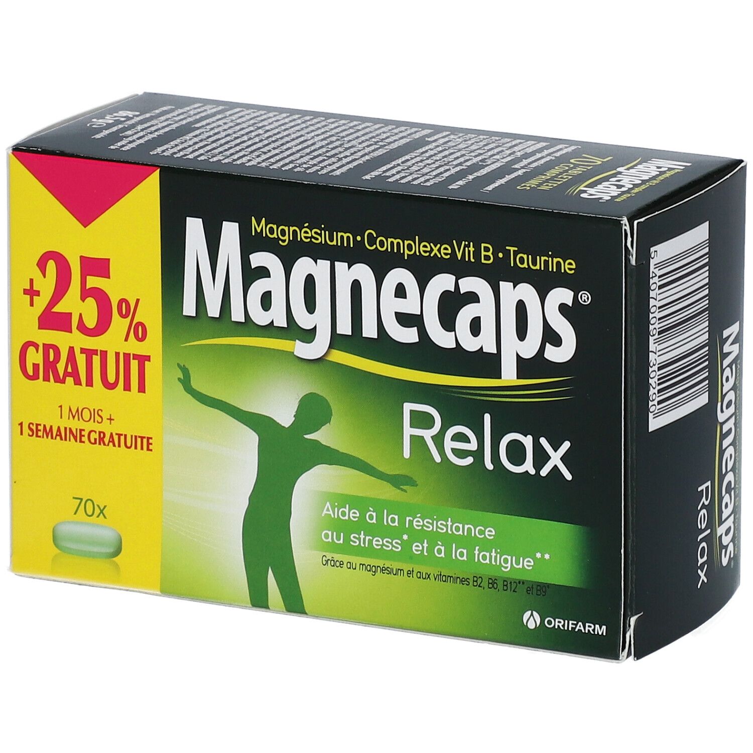 Magnecaps Relax + 14 Comprimés Gratuitamente