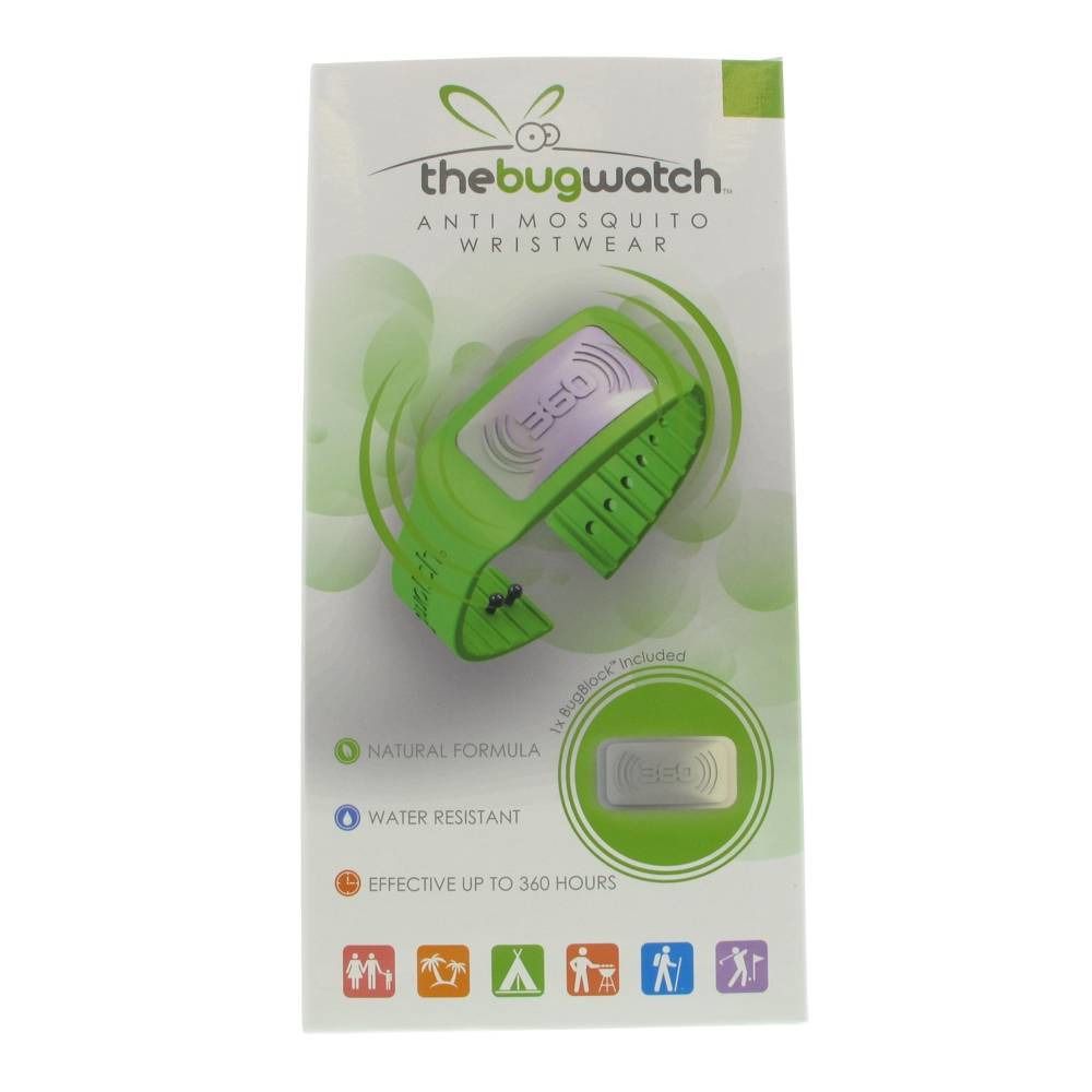 Bug Watch Bracelet Anti-Mosquito Lime Green