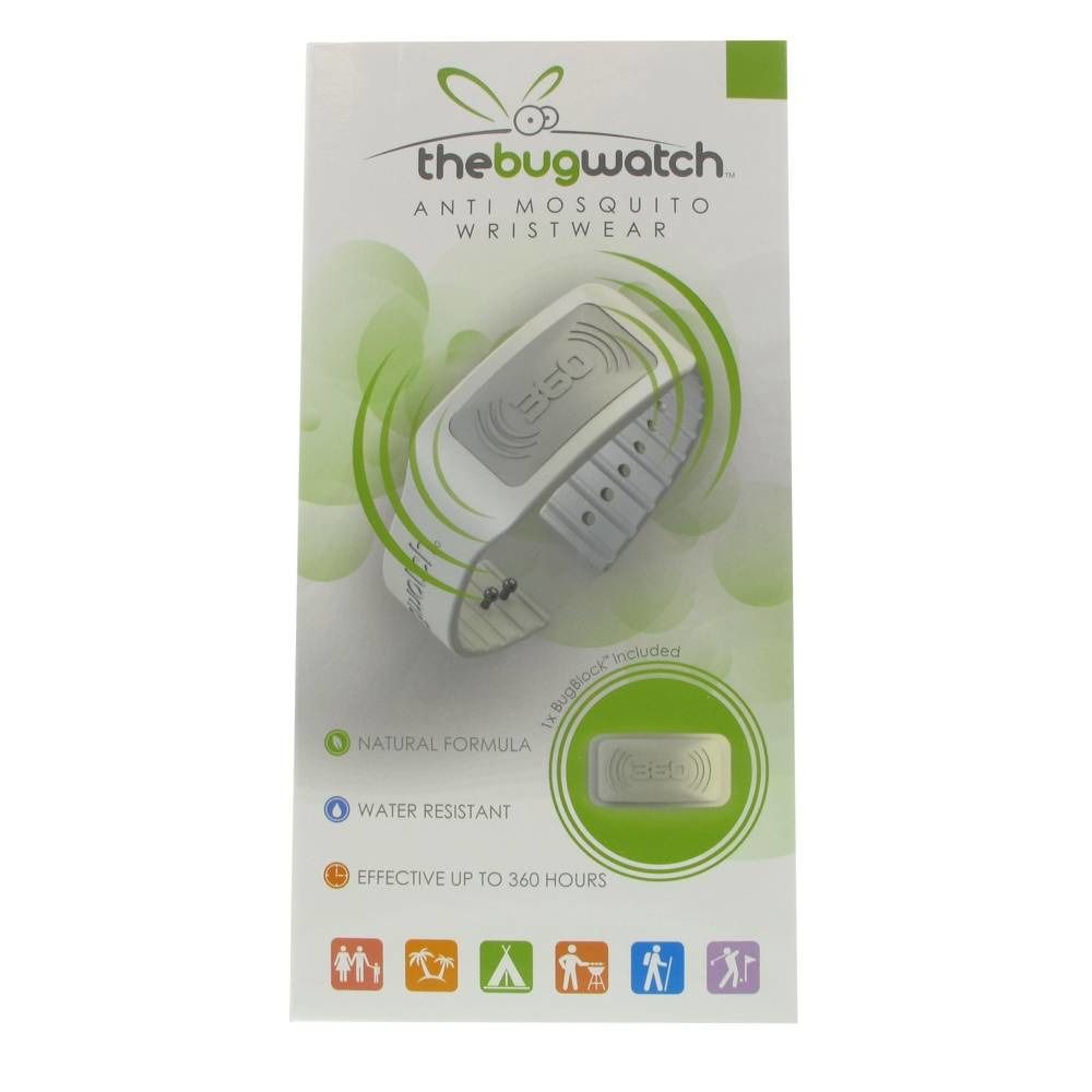 Bug Watch Bracelet Anti-Mosquito Ice White