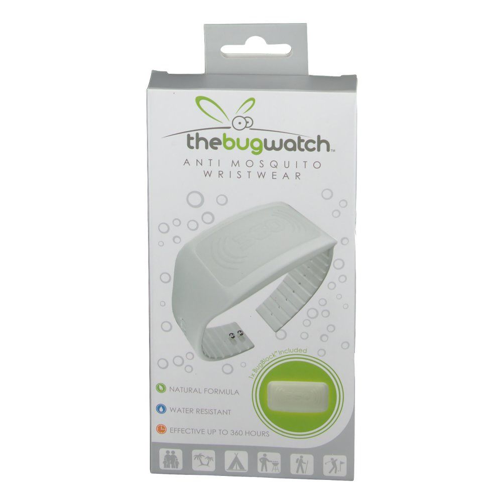 Bug Watch Bracelet Anti-Mosquito Ice White