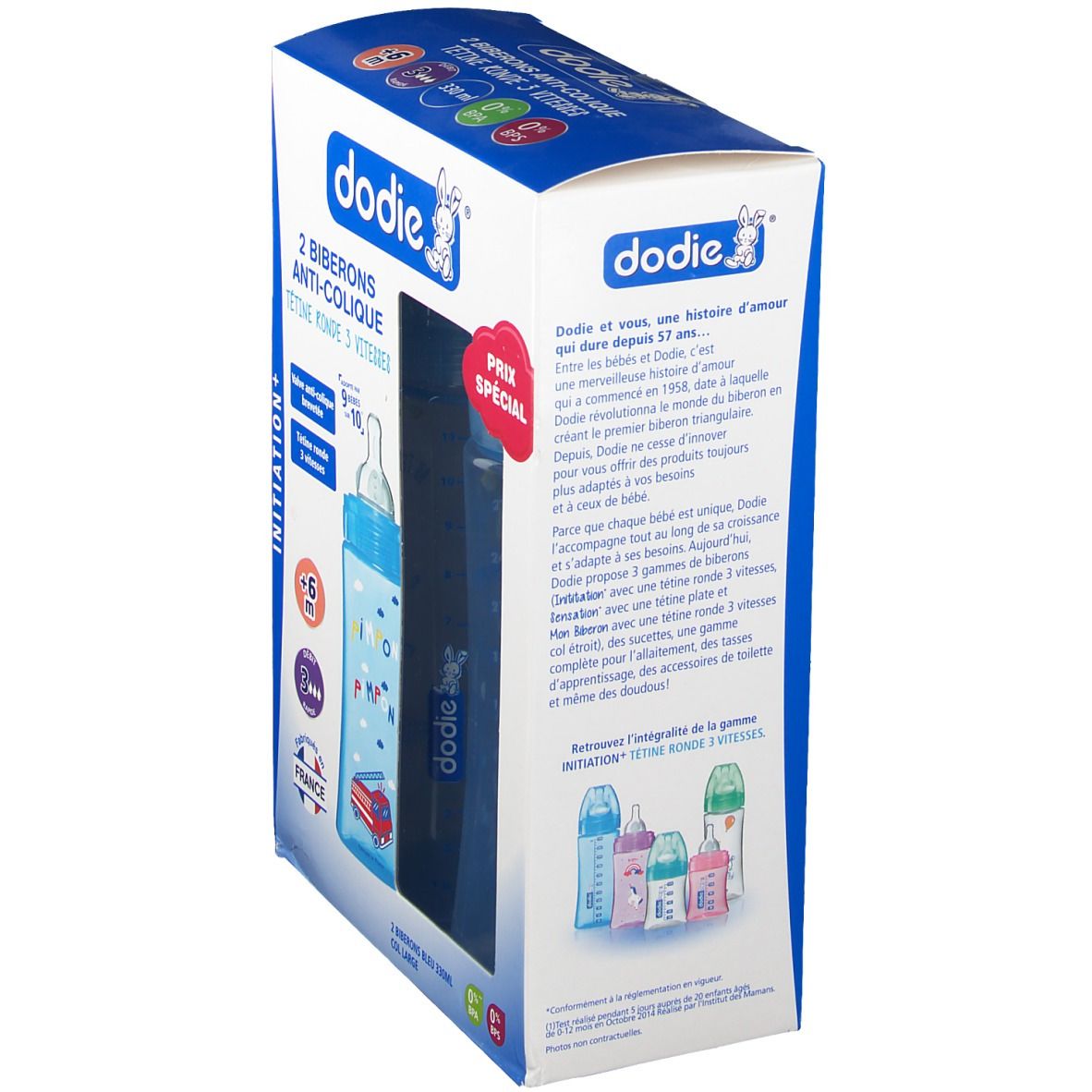 Dodie Box Blue Fire Brigade + Feeding Bottle +6 Months