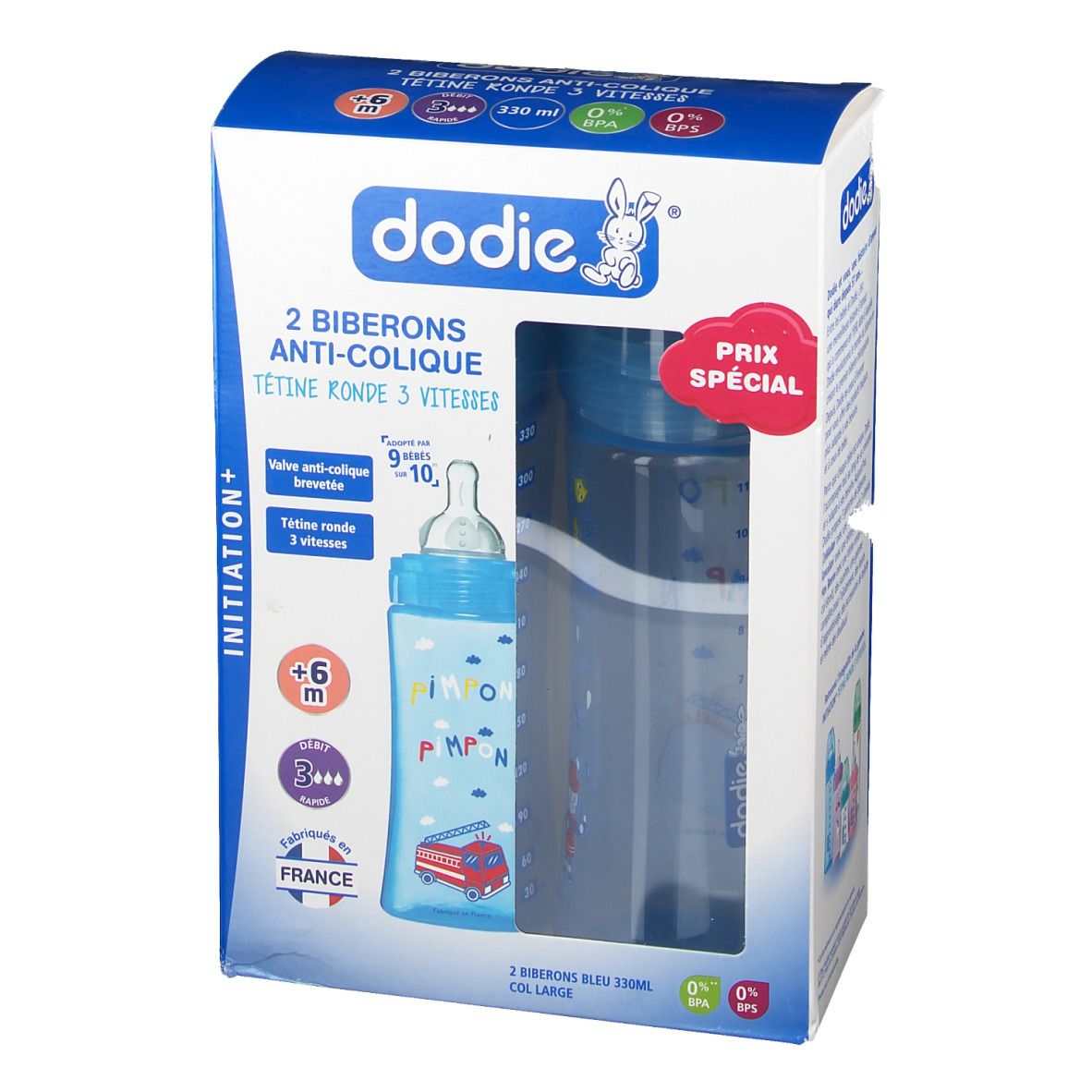 Dodie Box Blue Fire Brigade + Feeding Bottle +6 Months