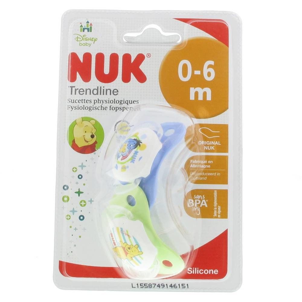 NUK Pacifier Duo Winnie TP 0-6M