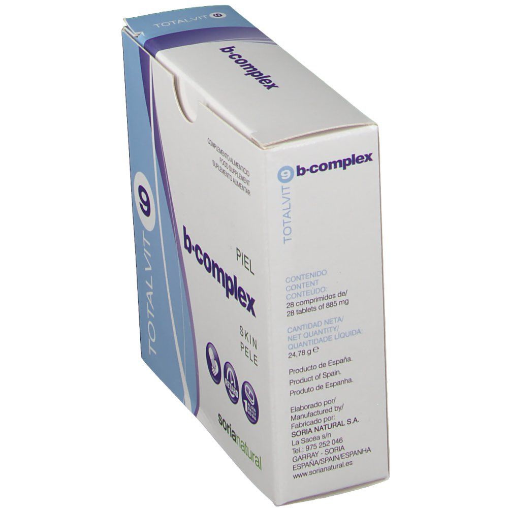 Soria Natural Totalvit 9 B-Complex 885 mg
