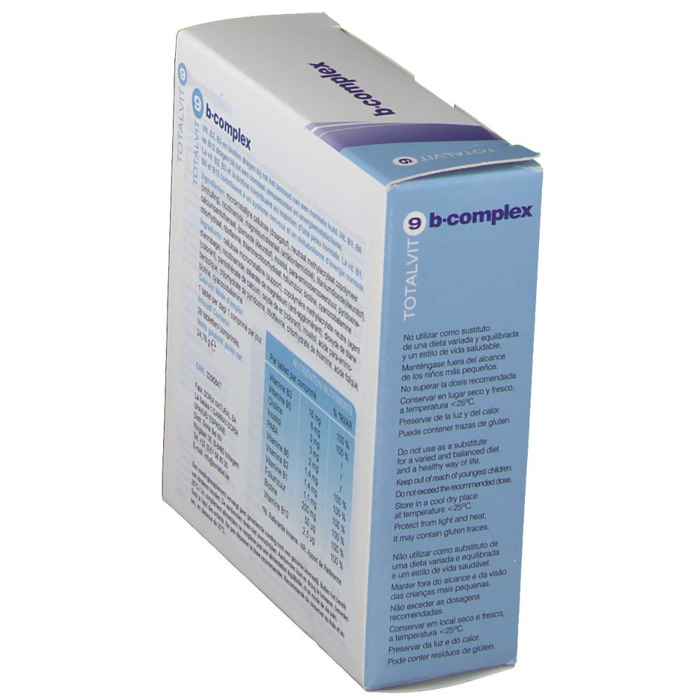 Soria Natural Totalvit 9 B-Complex 885 mg
