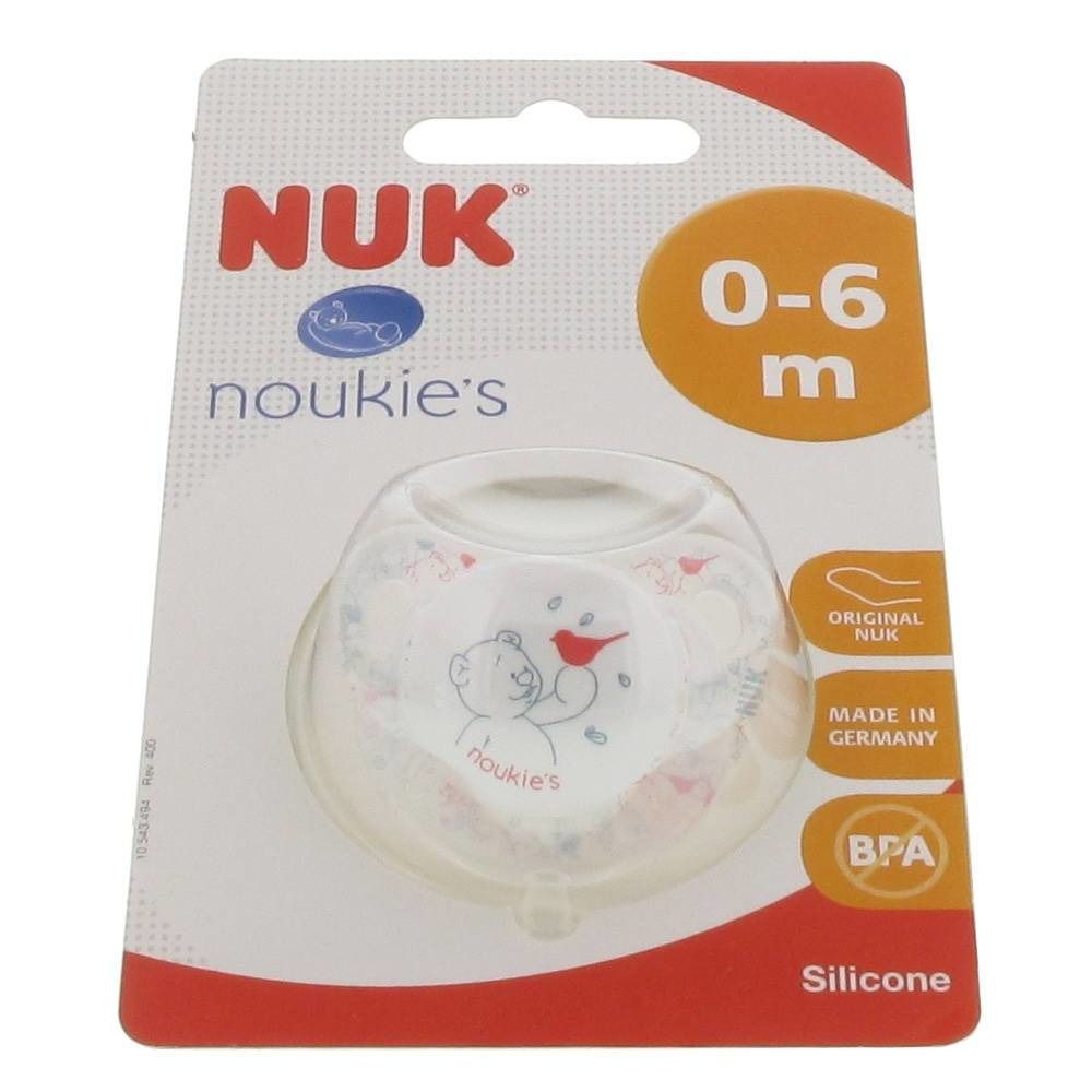 Nuk Pacifier Trendline White 0-6 Months