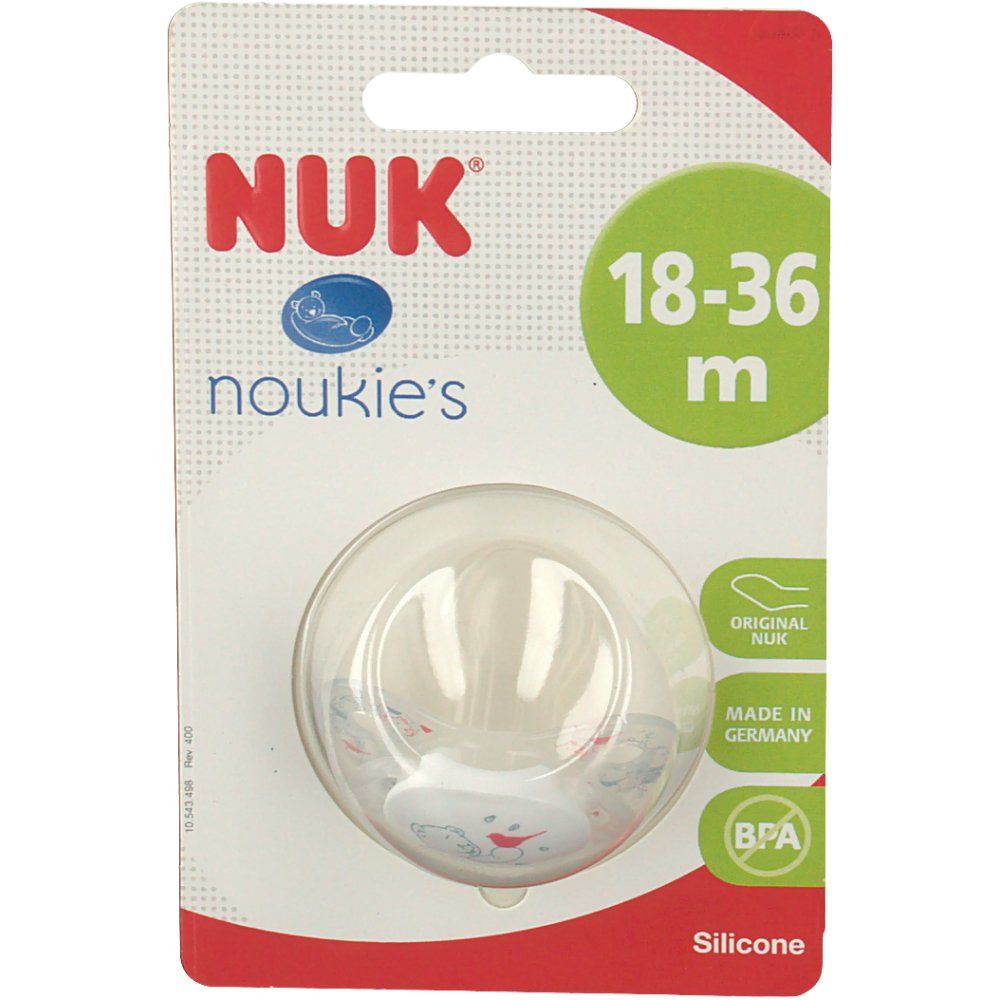 Nuk Pacifier Trendline White 18-36 Months