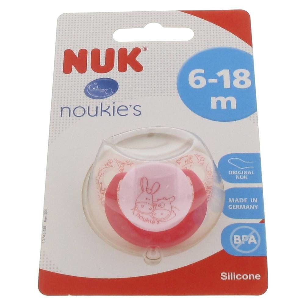 NUK Pacifier Trendline Coral 6-18 Months