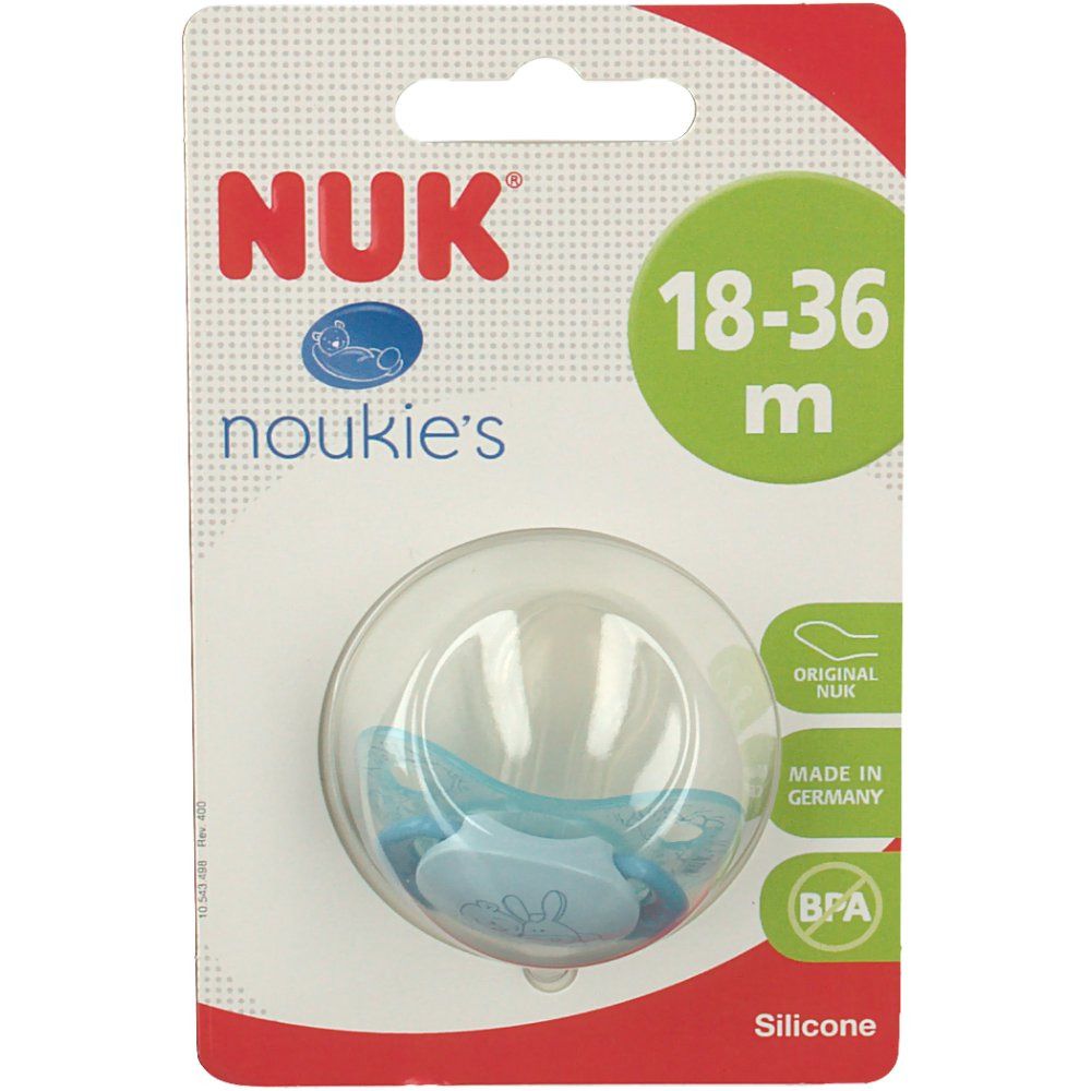 NUK Trendline Noukie's Blu Ciuccio 18 - 36 Mesi