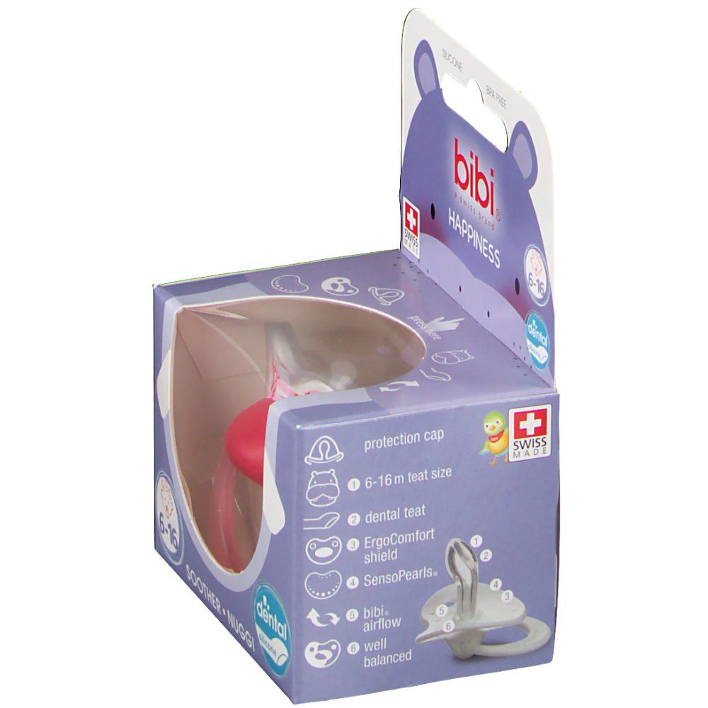 Bibi® HAPPINESS Succhietto Dentale 6-16 Mesi