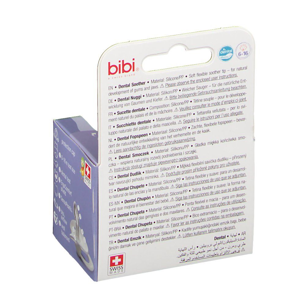 Bibi® HAPPINESS Succhietto Dentale 6-16 Mesi