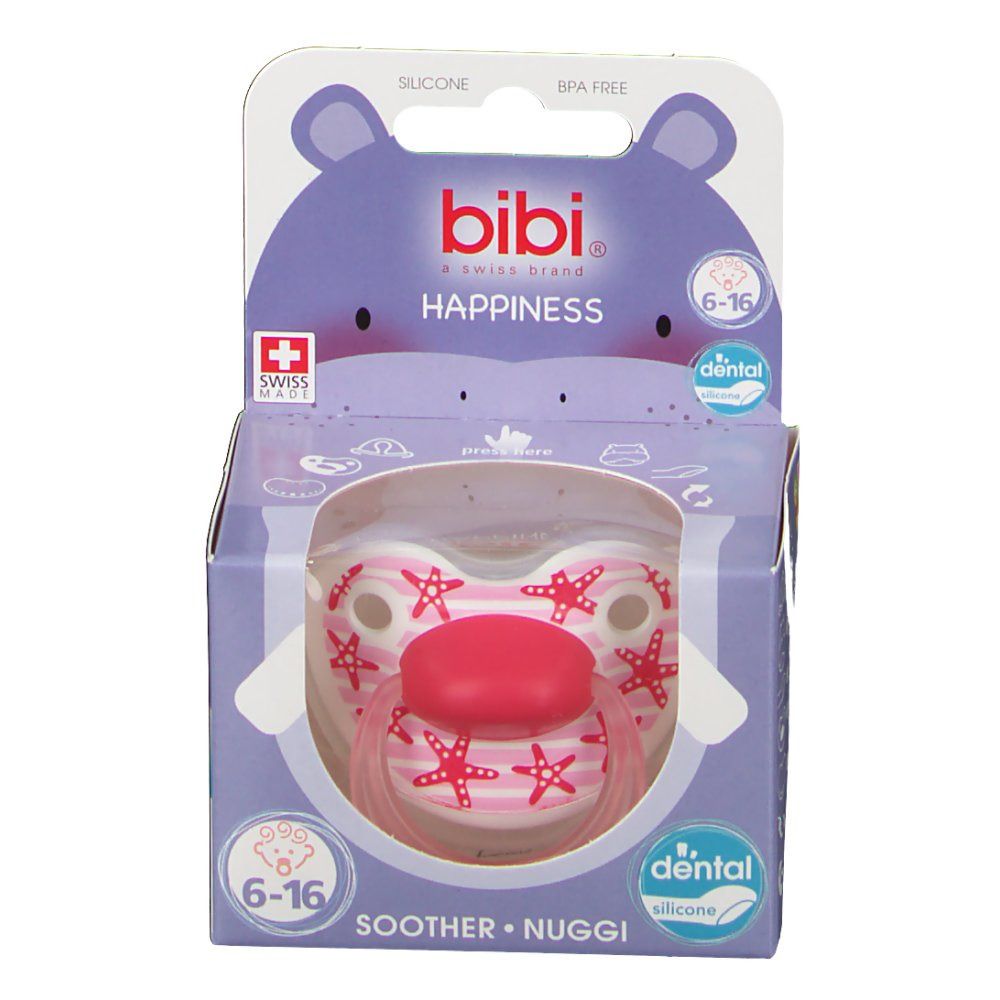 Bibi® HAPPINESS Succhietto Dentale 6-16 Mesi