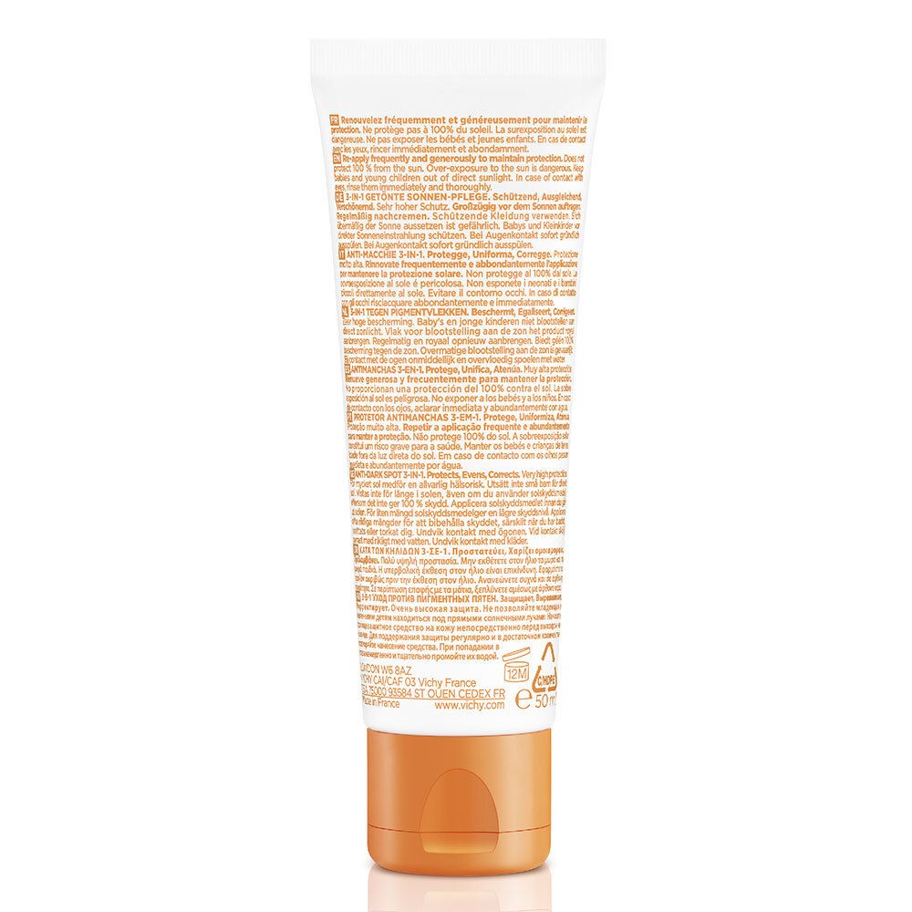 Vichy Idéal Soleil Sunscreen Anti-Spot Tint 3in1 SPF50