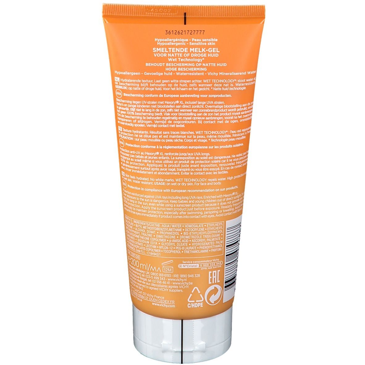 Vichy Idéal Soleil Sun Gel Transparent SPF50