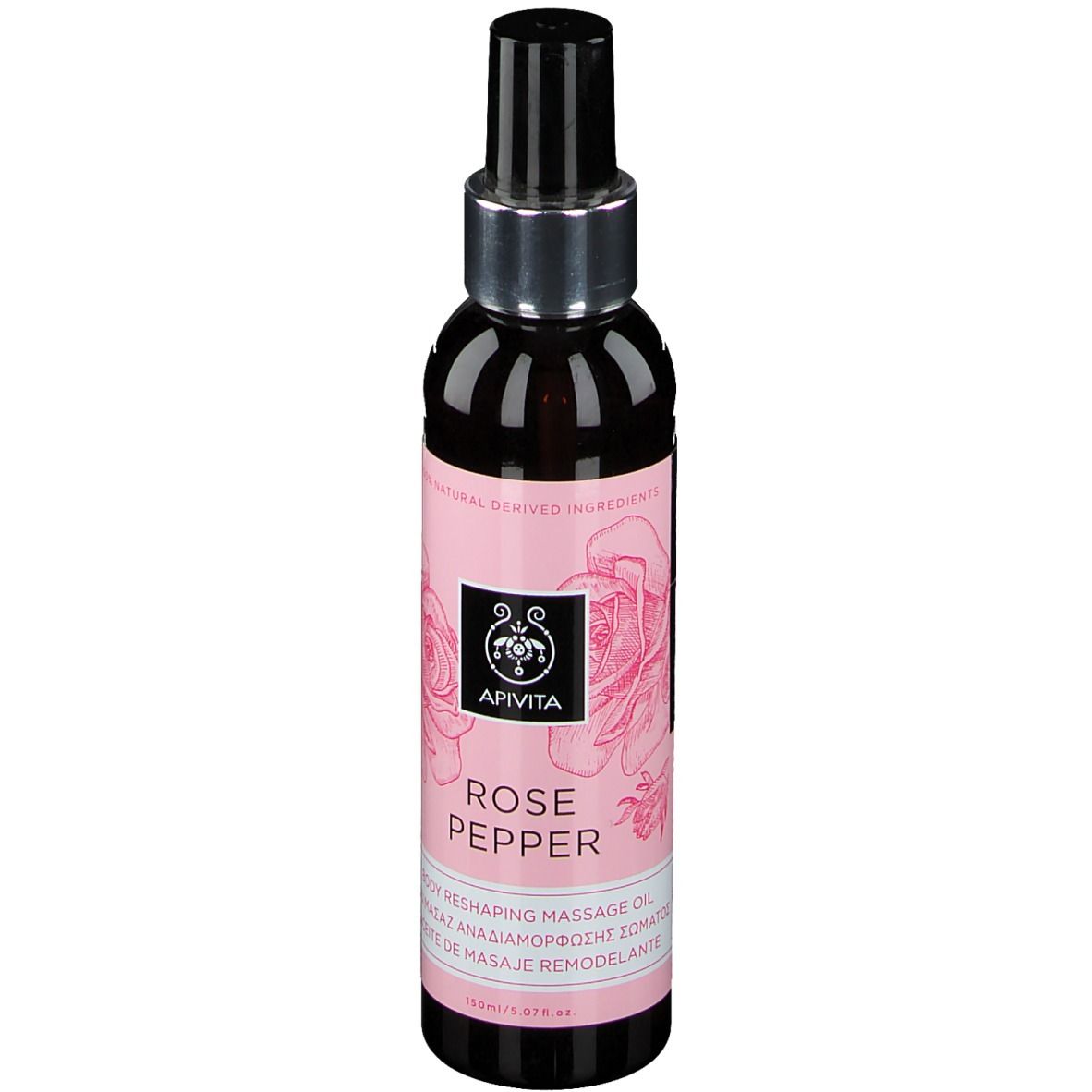 Apivita Massage Oil Rose & Pepper 150 ml Redcare