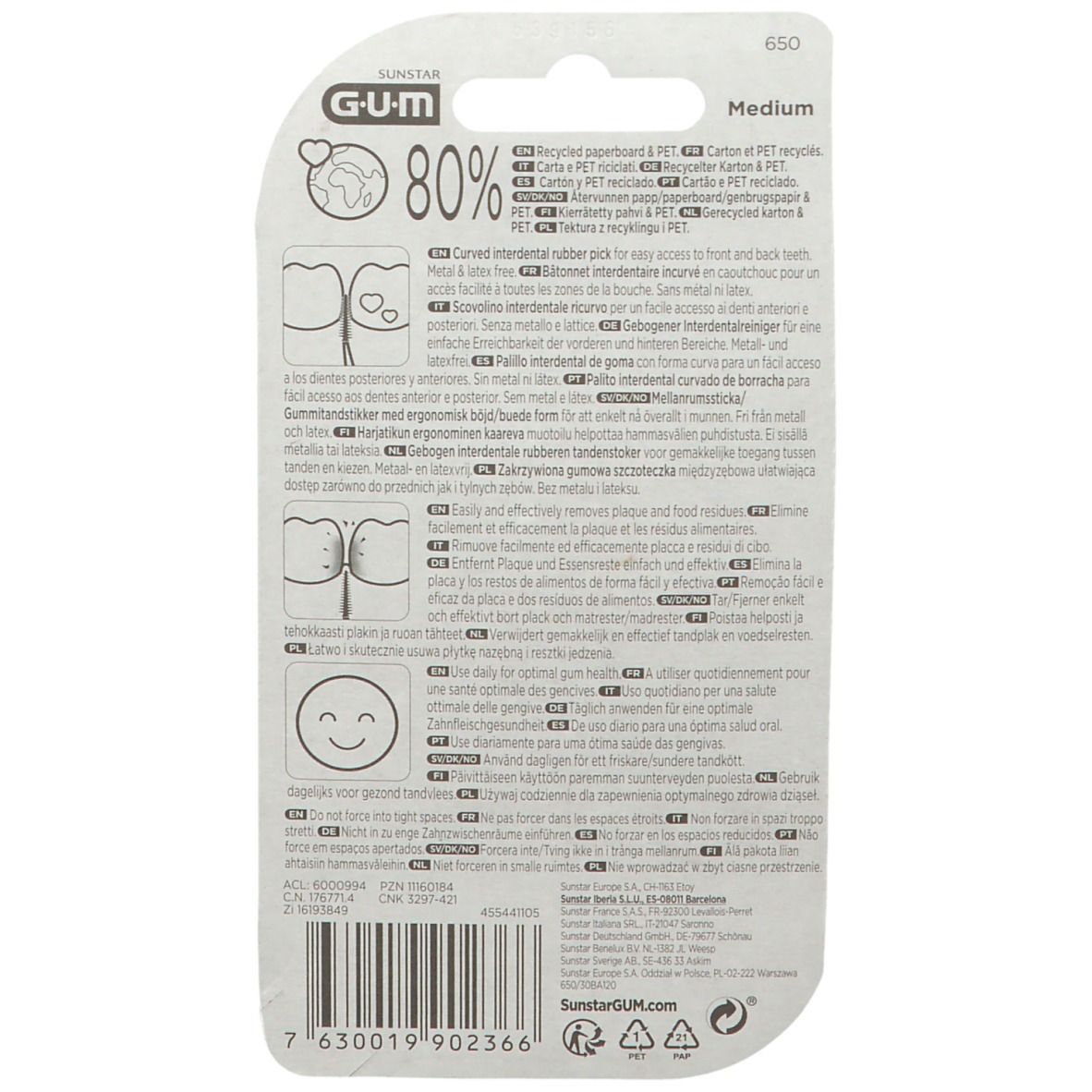 Gum Soft-Picks Toothpicks Regular 650