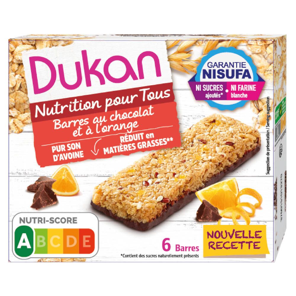 Dukan Barretta Arancia e Cioccolato