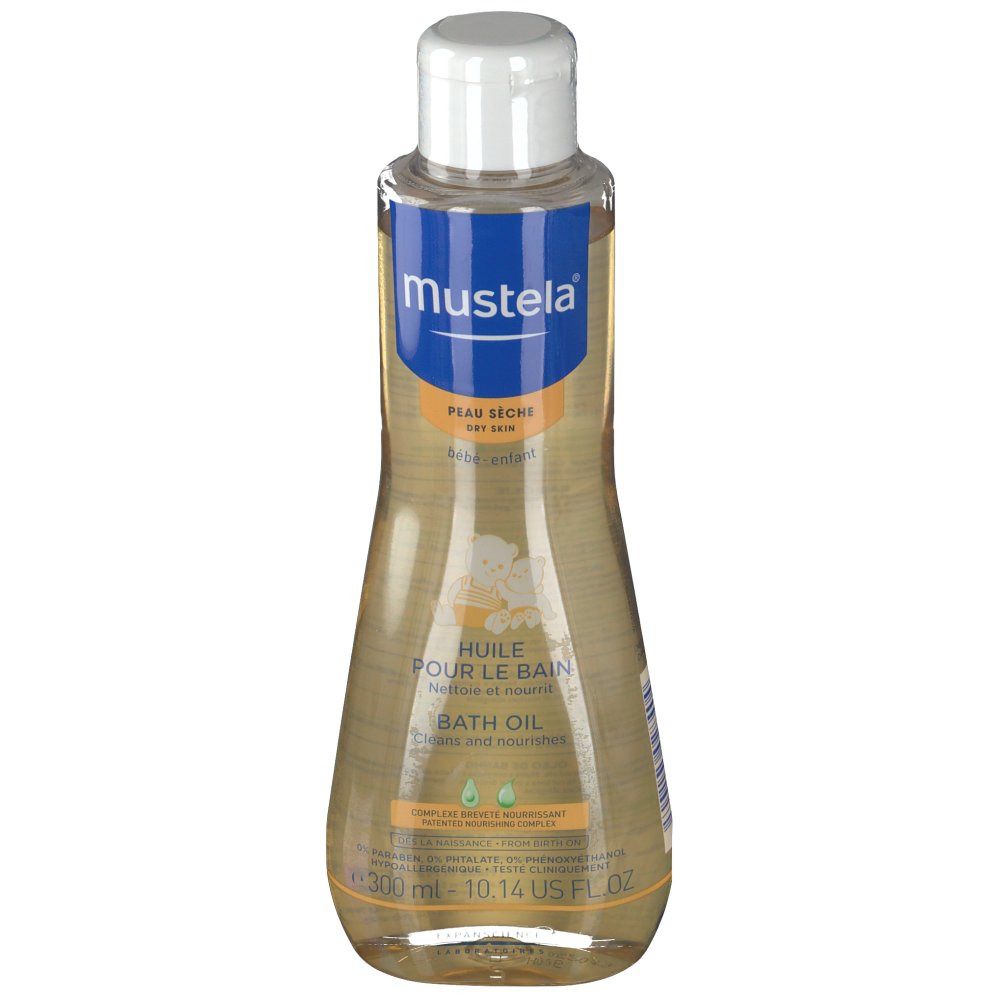 Mustela® Olio Bagno Bebè Pelle Secca
