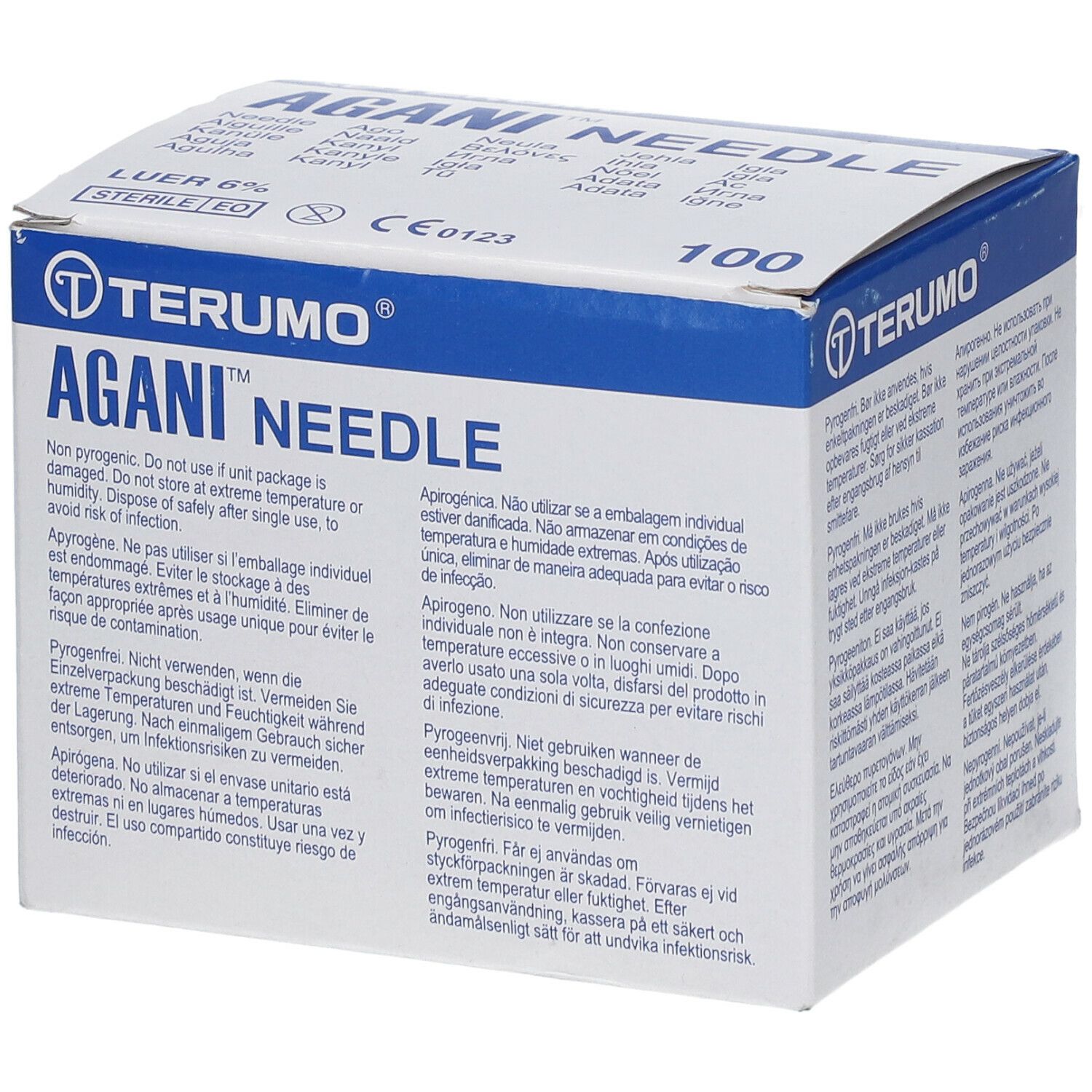 TERUMO® AGANI™ Needle 22G x 1 1/2 0,7 x 38 mm