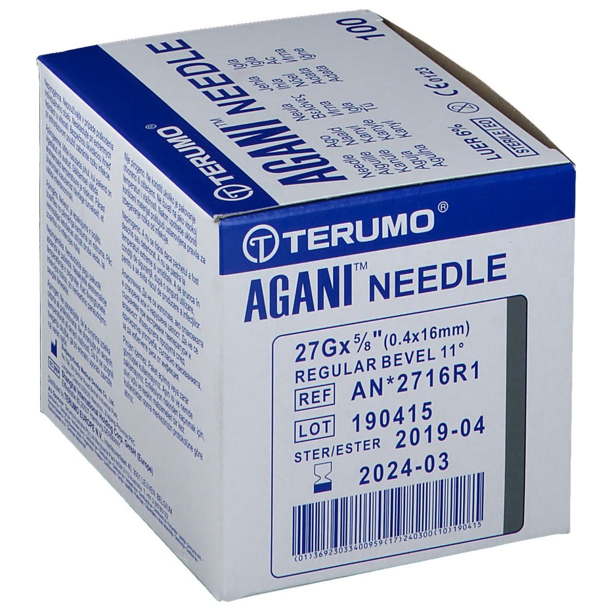 Terumo Agani Aghi 27G