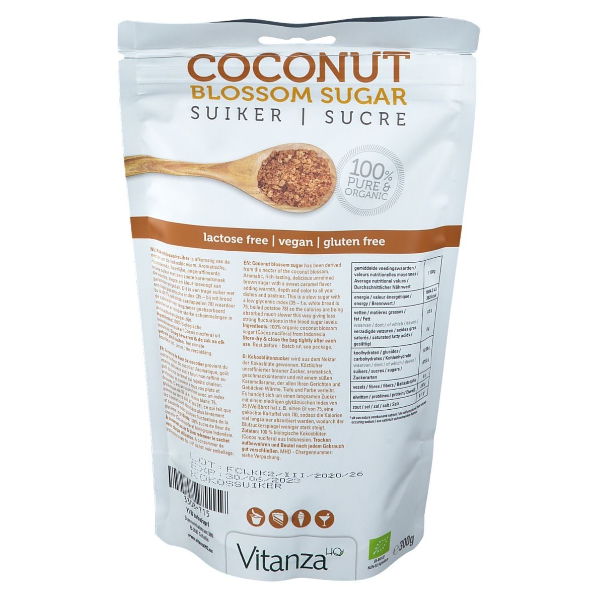 Vitanza HQ Superfood Zucchero Fiore Cocco