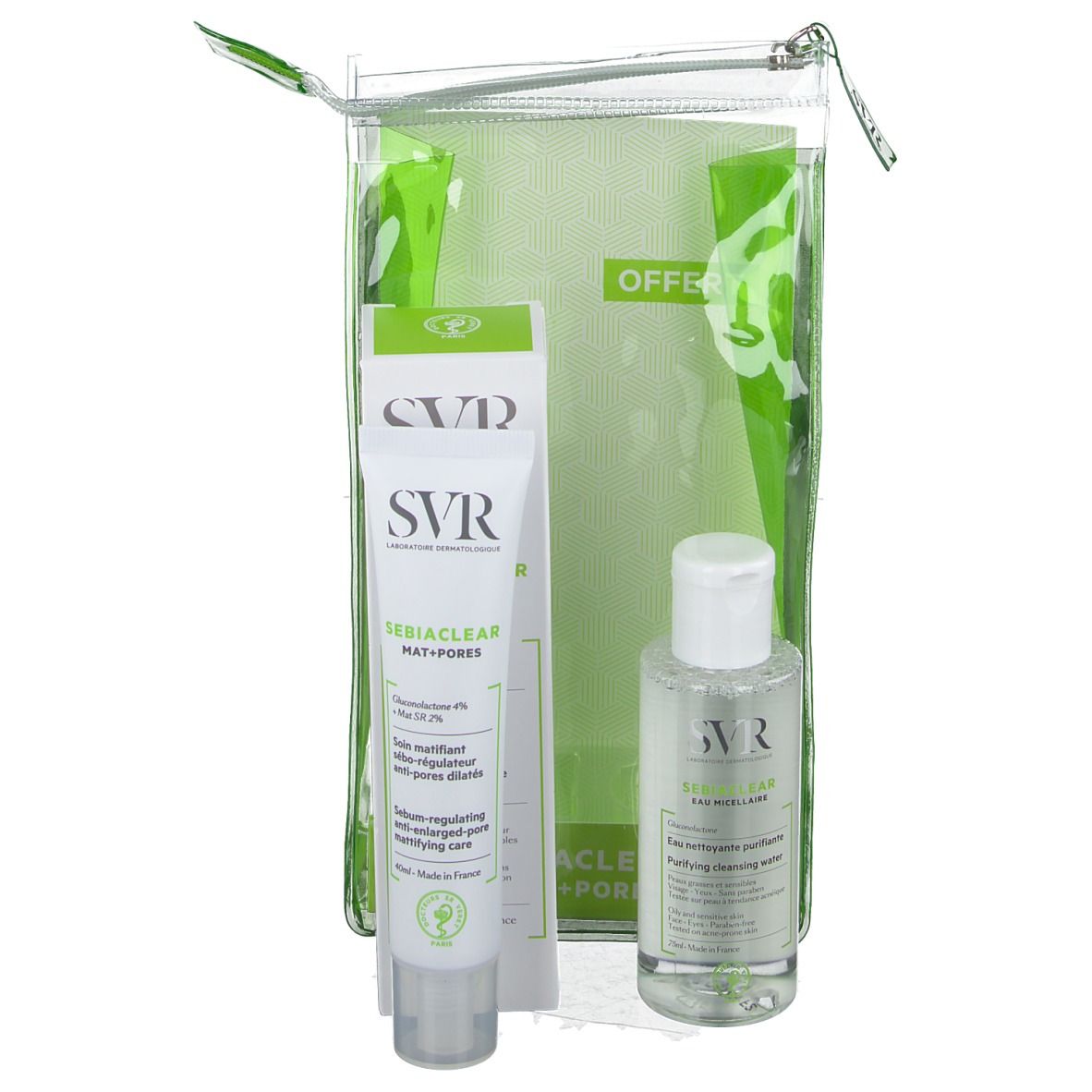 SVR Coffret Sebiaclear Mat+Pores 40ml + Micellar Water 75ml