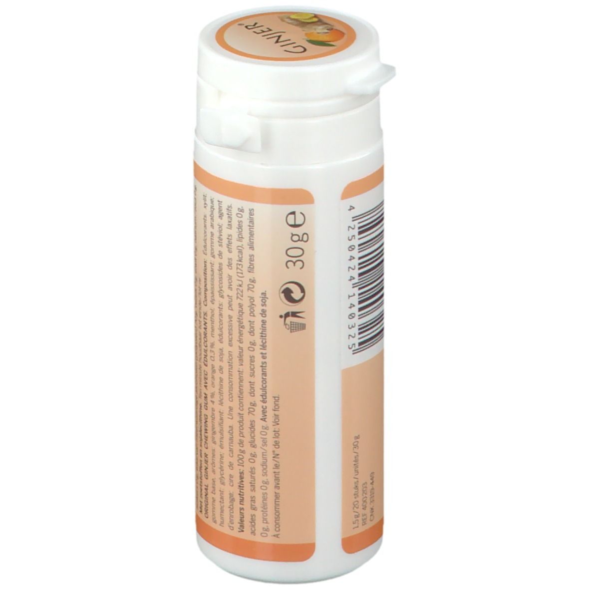 Ginjer Xylitol Chewing Gum 30 g Redcare