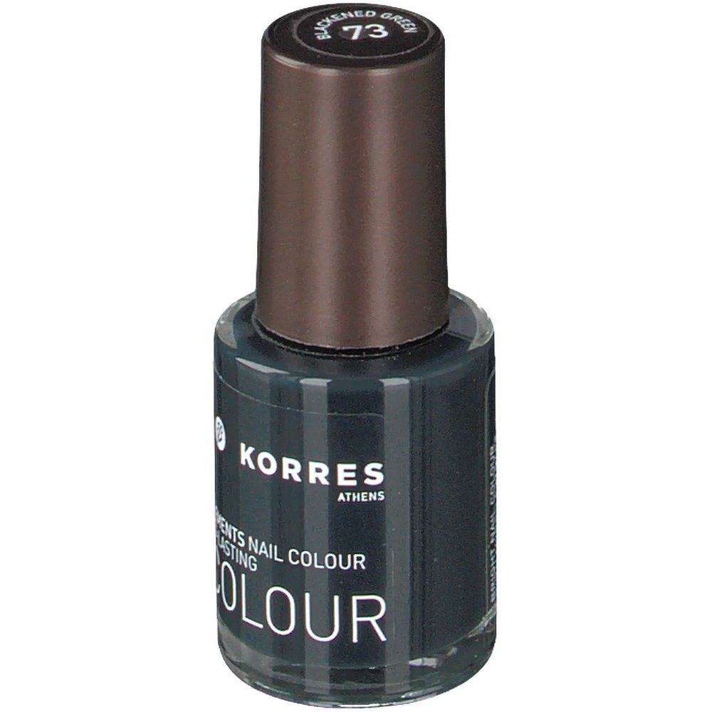 Korres Nail Colour 73 Blackened Green