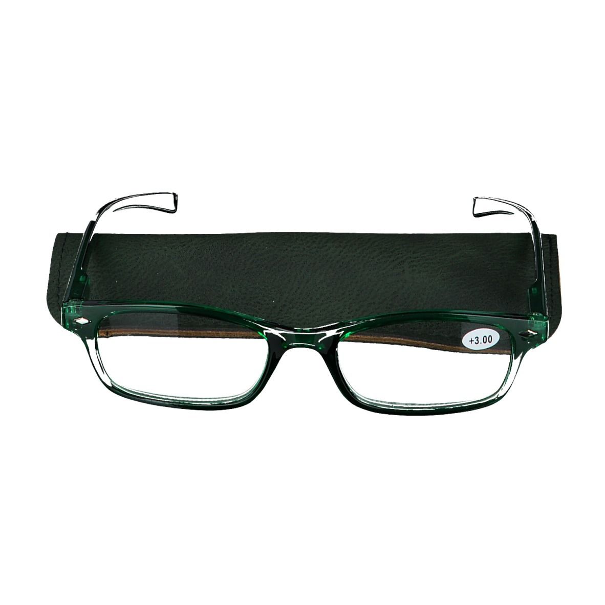 Pharma Glasses Reading Glasses Green +3