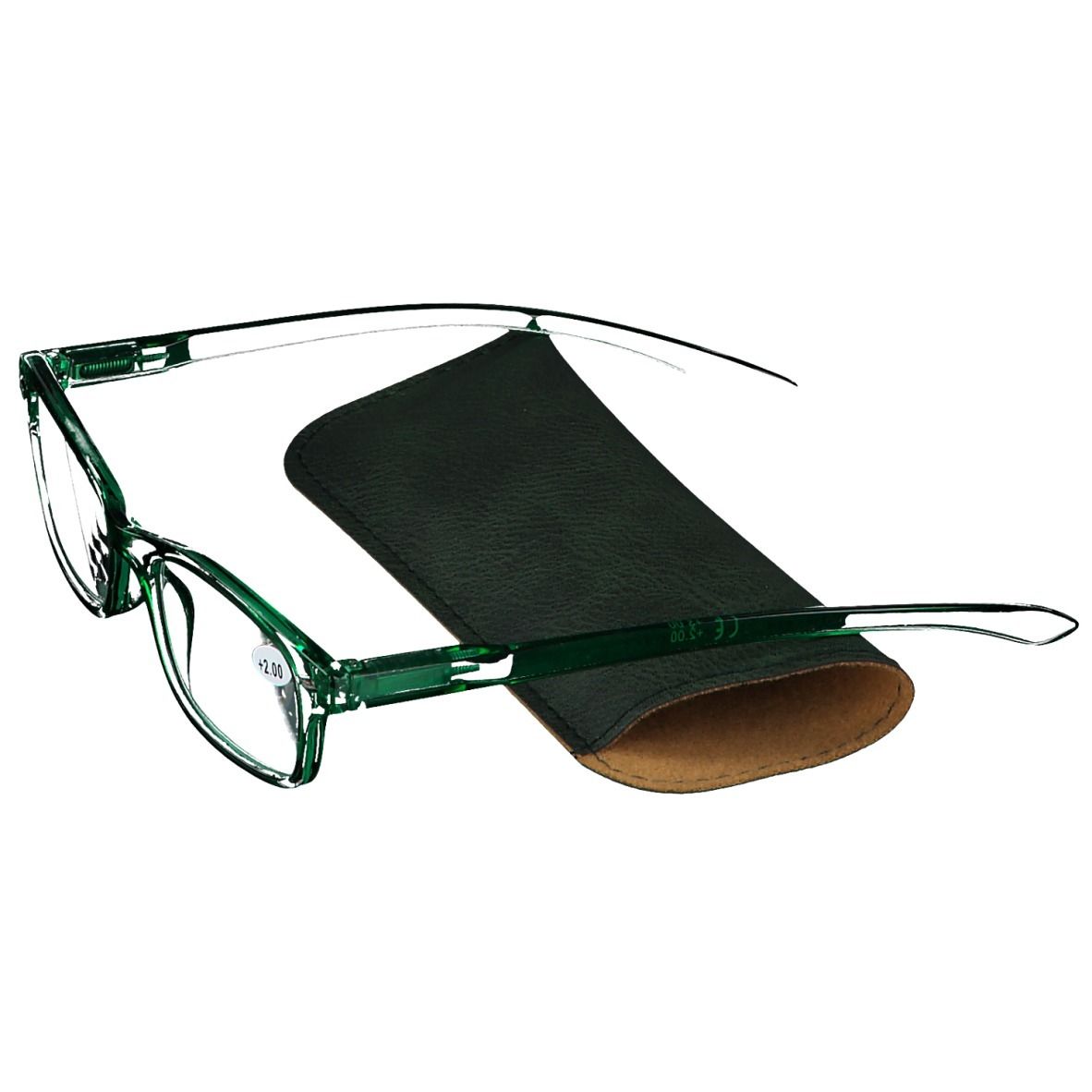 Pharma Glasses Reading Glasses Green +2